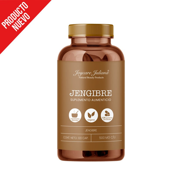 Jengibre / Desintoxicante / Refuerza el sistema inmune / 120 caps.